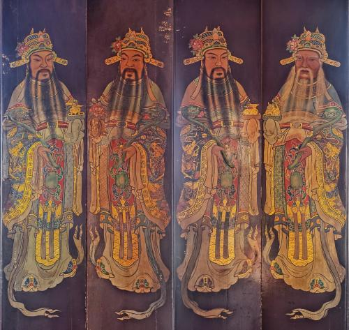 台北三重先嗇宮門神彩繪